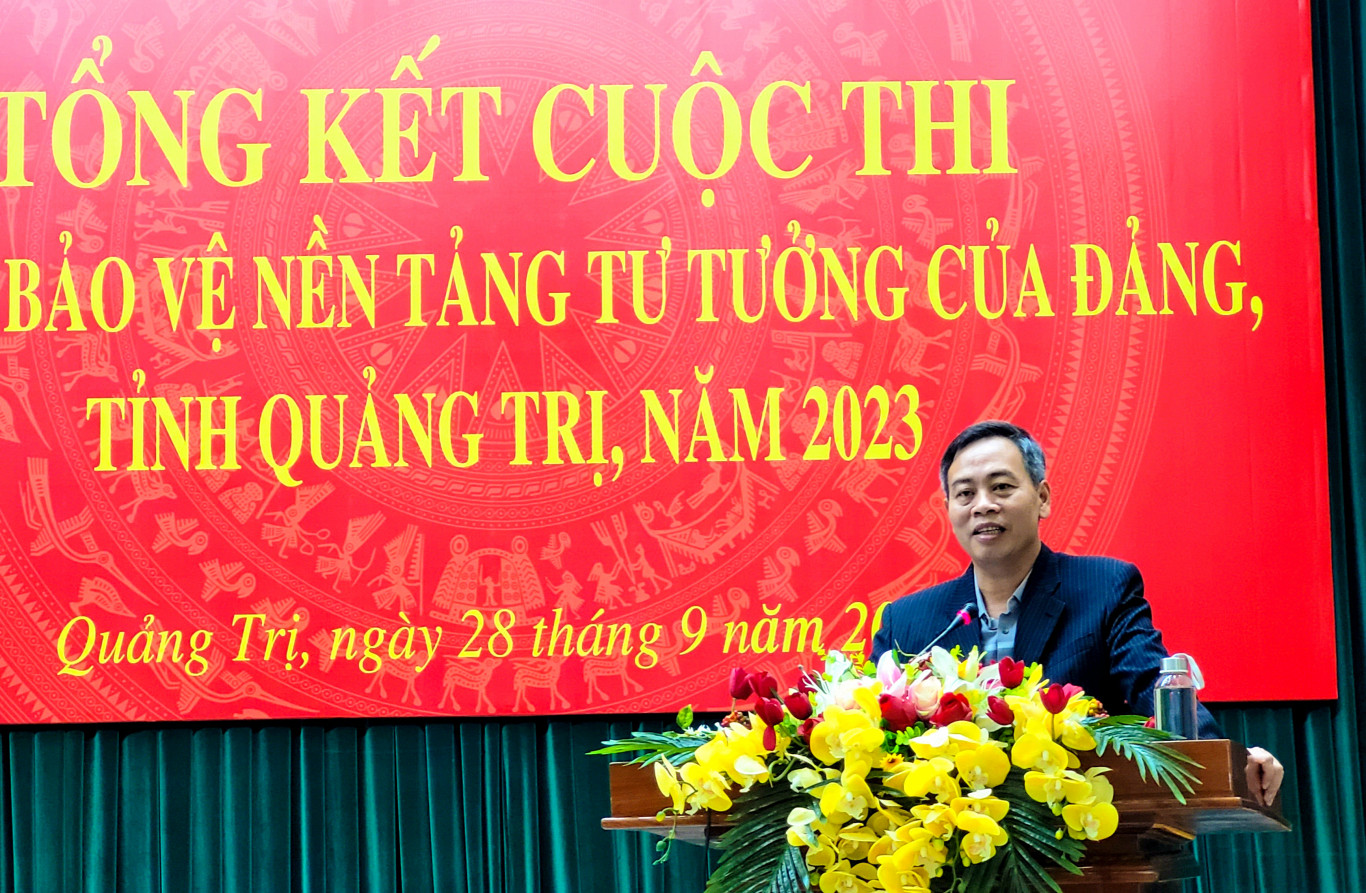 Đồng ch&iacute; Nguyễn Đăng Quang, Ph&oacute; B&iacute; thư Thường trực Tỉnh ủy, Chủ tịch HĐND tỉnh, Trưởng Ban chỉ đạo 35 tỉnh, ph&aacute;t biểu chỉ đạo v&agrave; nhấn mạnh: Tuy lần đầu ti&ecirc;n cuộc thi được tổ chức ở cấp tỉnh nhưng đ&atilde; thu h&uacute;t sự quan t&acirc;m đặc biệt của c&aacute;c tầng lớp nh&acirc;n d&acirc;n, từ đ&oacute; nhận được số lượng t&aacute;c phẩm dự thi lớn, nhiều b&agrave;i chất lượng cao, đa dạng về thể loại, đầu tư về h&igrave;nh thức, thể hiện ở việc c&aacute;c t&aacute;c phẩm dự thi đ&atilde; b&aacute;m s&aacute;t đề t&agrave;i v&agrave; cơ bản đ&aacute;p ứng ti&ecirc;u ch&iacute; Quy chế Cuộc thi đề ra. 